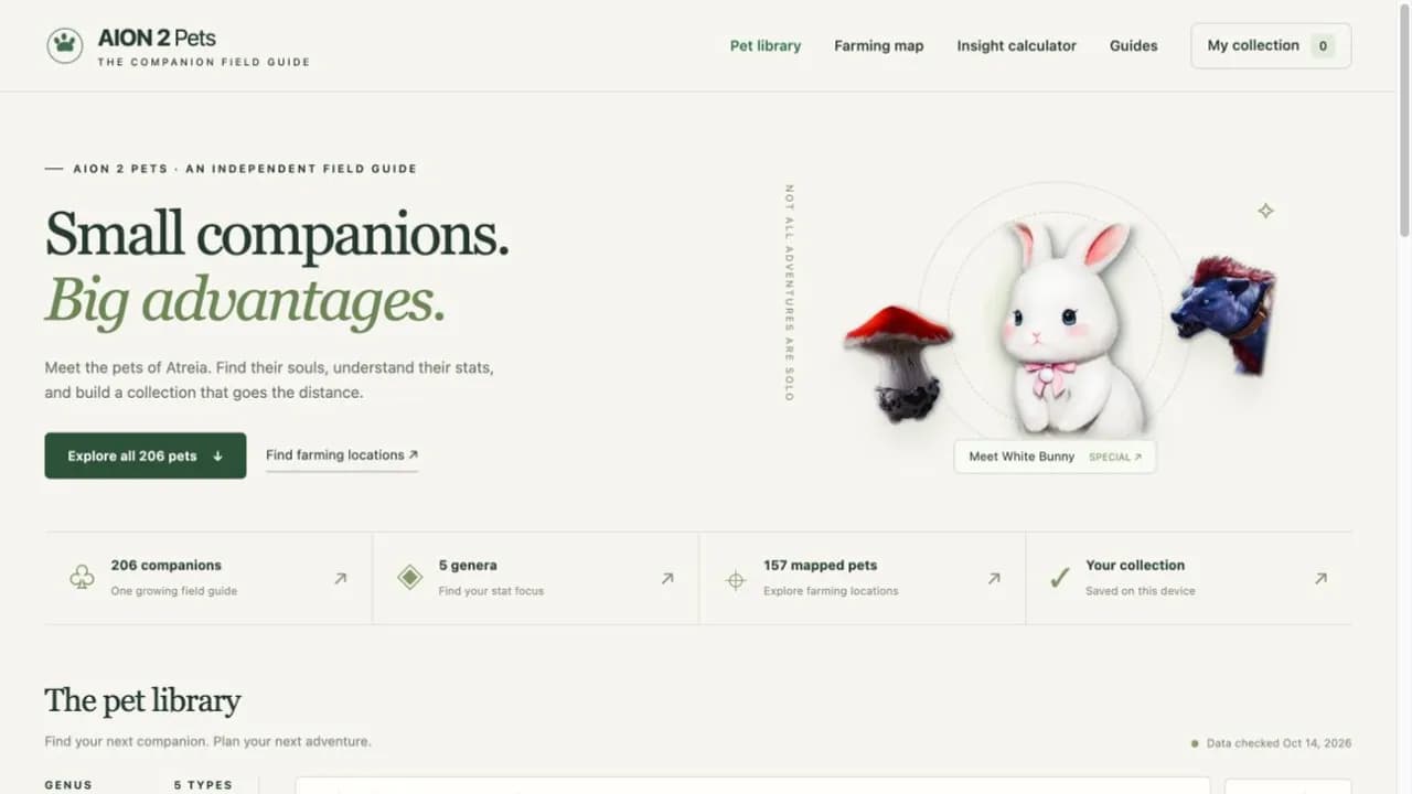 AION 2 Pets