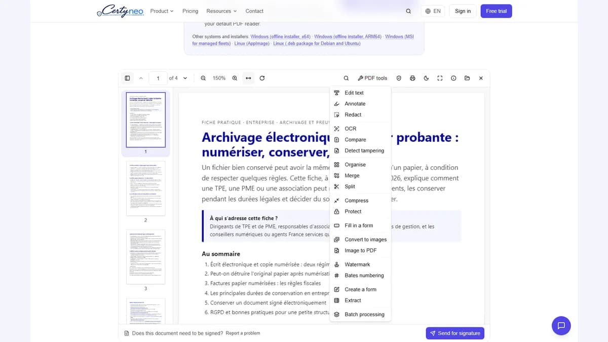 Certyneo Reader