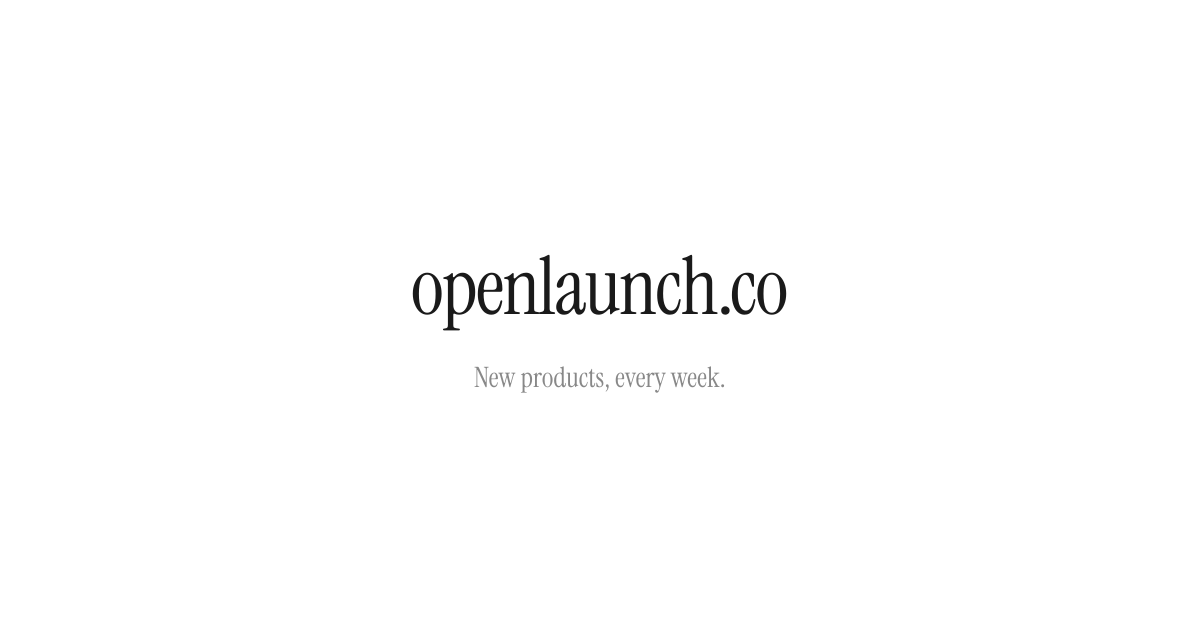 OpenLaunch screenshot 1 of 1